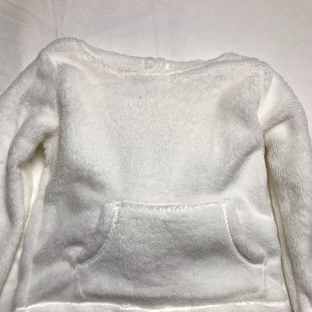 White Hoodie Sweater for Baby Girl